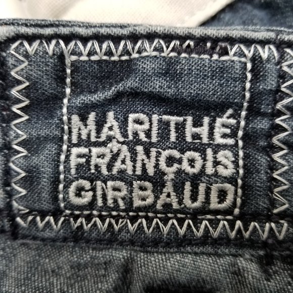 Marithe francois girbaud jeans Baggy Hip Hop Distressed Mens 34x30 - Picture 8 of 12